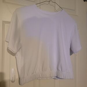 Zella White Short Sleeve Tee